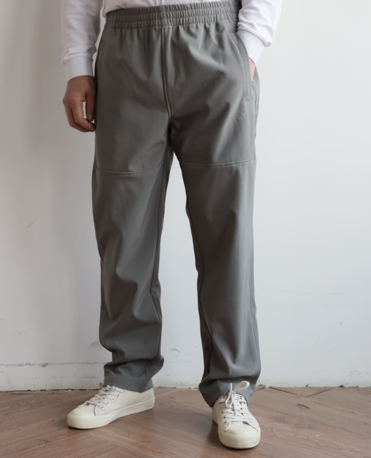 杰尼 秋冬抓绒加厚软壳防水户外运动休闲裤 WK849