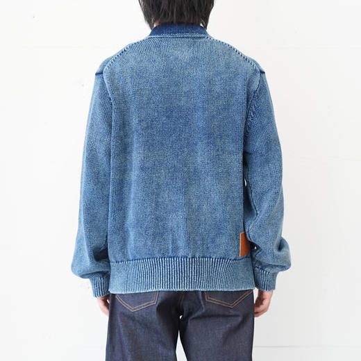 DAIRIKU Vintage Dyed Knit Jacket 复古成衣染色针织开衫夹克 商品图2