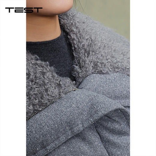 冬上新时尚气质肌理感闪片短羽绒2254015 商品图2