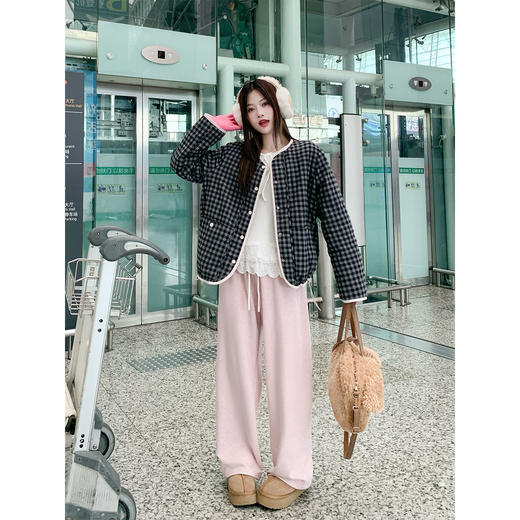 <曾小咸推荐>3.2现货秒杀！微信超特价！抽绳直筒休闲裤（加绒） 日常169.99 立减90 秒杀79.99！水蓝色加绒卫衣 秒杀89.99！！假两件针织衫 秒杀79.99！！ 商品图4