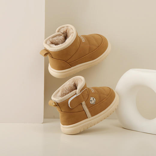 YOUR .DUCK小黄鸭儿童雪地靴冬季防滑加绒女童棉鞋男童雪地棉防水宝宝保暖靴子21-35 商品图5