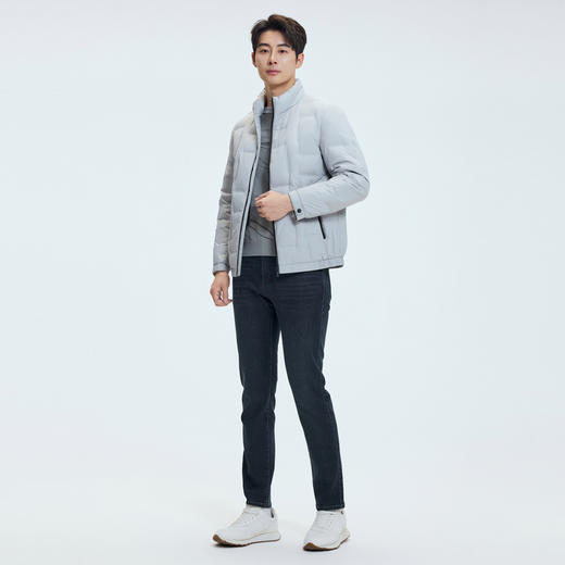 【门店同款&鸭绒】圣得西2025年冬季男士立领羽绒服
 商品图3