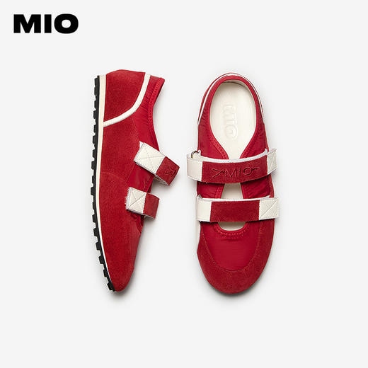 MIO米奥运动玛丽珍鞋薄底2026春季新款魔术贴运动休闲德训单鞋女M261461801 商品图3