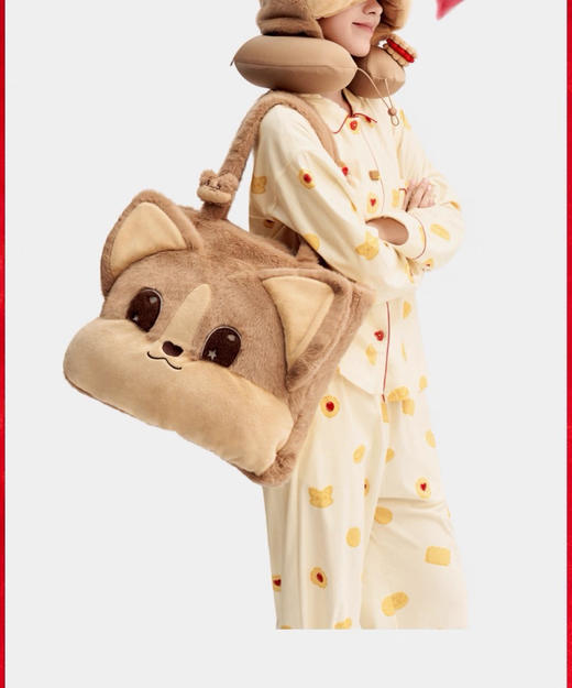 【秒杀价已调 直接拍】野兽派又来啦 大脸毛绒 托特包 大容量通勤包 商品图4