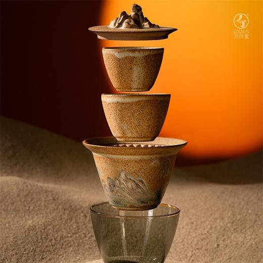 万仟堂敦煌联名旅行茶具套装2025新款便携式茶具旅行套装越过山丘 瓷器商品不支持七天无理由 商品图3