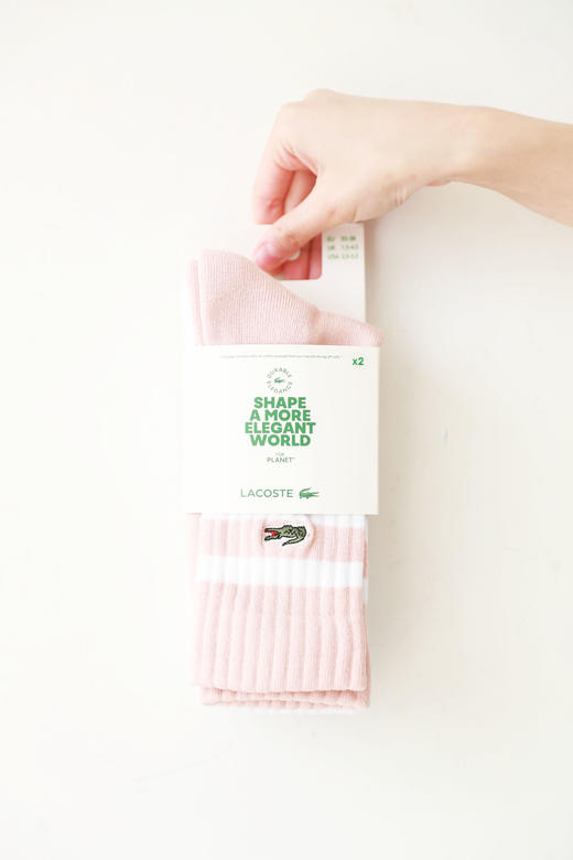 大毛圈+大毛巾底，条纹中筒袜。软支撑小标刺绣带脚型袜子C121768 商品图13