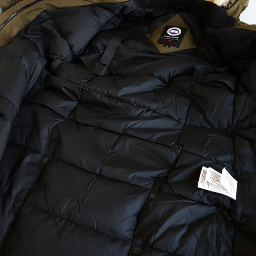 【95新】Canada Goose加拿大鹅2506L绿色Kensington修身款长款连帽羽绒服女士 141225JJ02 商品图8