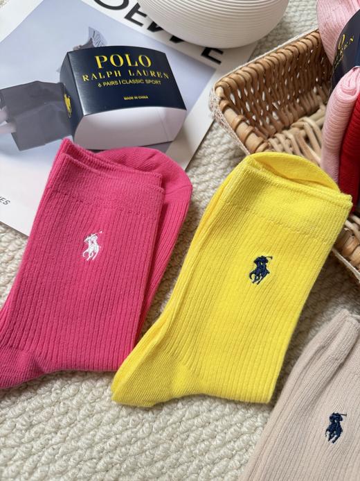 点此购买 拉夫劳伦女士经典小马多巴胺彩色棉袜 xj 338086 商品图7