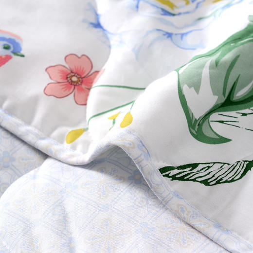 富安娜（FUANNA）七孔抗菌印花夏被-巧若芙蓉203*229cm 商品图2