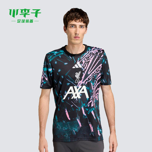 小李子ADIDAS阿迪达斯利物浦球迷版热身短袖训练服成人男KB1447 商品图0