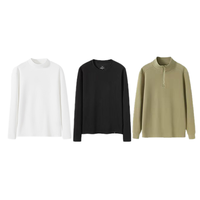 素湃丨云感热力绒衫抓绒打底衫W5419&W5420&W5421