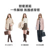 【宋轶同款】[可机洗]三彩2026春新款环保皮草立领毛毛外套牛角扣M 商品缩略图4