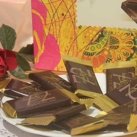 西班牙希舒娜黑巧克力礼盒175g 72% 味苦回甘 醇香诱人 040171 商品图1