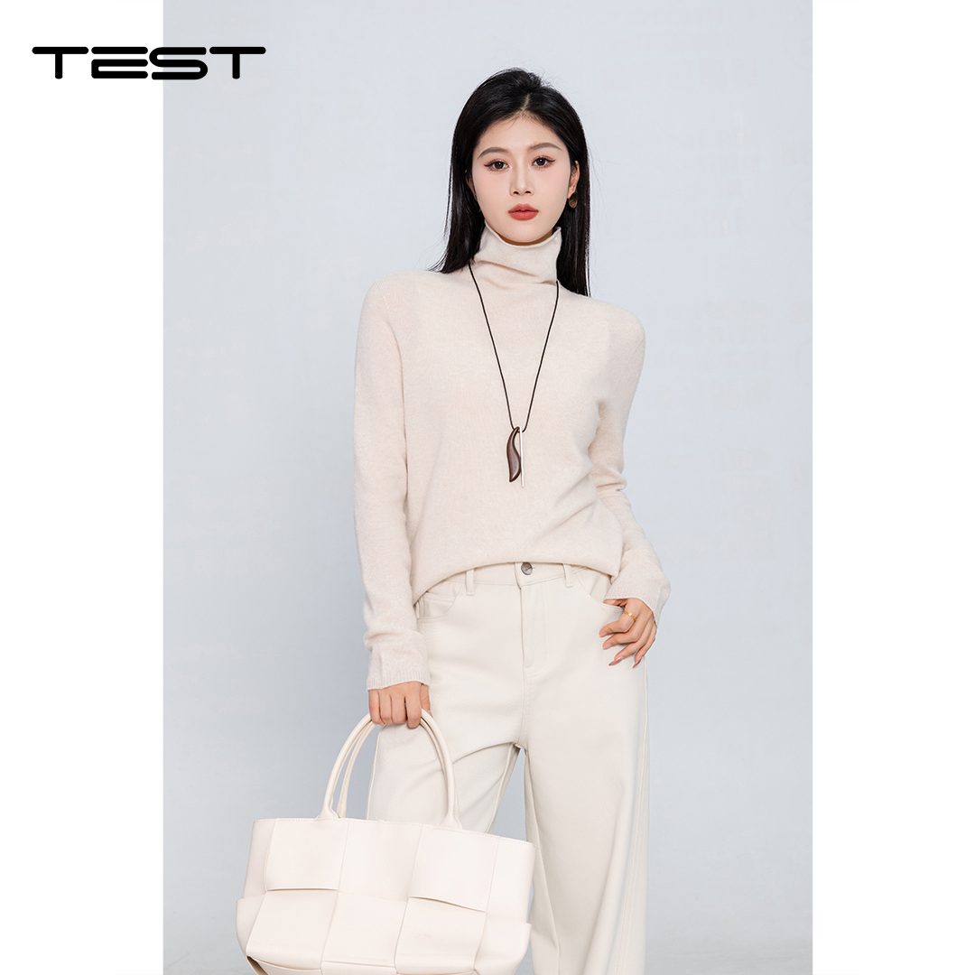 冬上新时尚柔软优雅堆堆领气质毛衣1254149