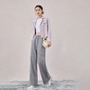 多色可选！【特妮娜 直筒姐妹裤】蚕丝+羊毛混纺 -5℃至15℃皆适穿 抗风不钻冷 蓬松手感 简约腰头松紧绳 直筒裤型 垂坠藏肉 六片拼接 立体裁剪 商品缩略图2