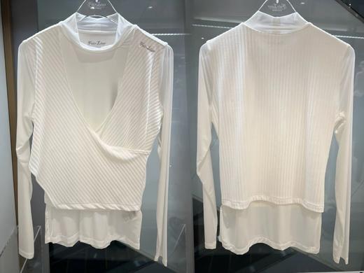 仙女家新款女士冰丝防晒针织假两件长袖来啦！迫不及待就po亮点吧！主身部分采用🧊丝凉感弹力面料➕坑条高密针织面料相结合！ 商品图3