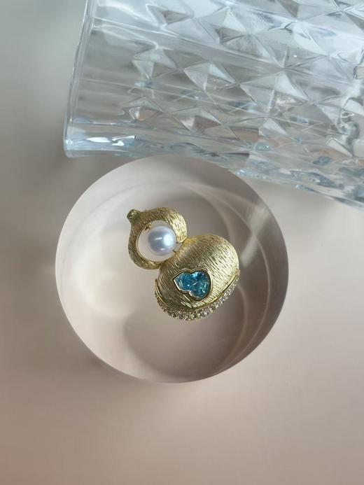 【秒杀】佐奈美（SANAMI）复古国风淡水珍珠胸针吊坠（送链子一条） 商品图6