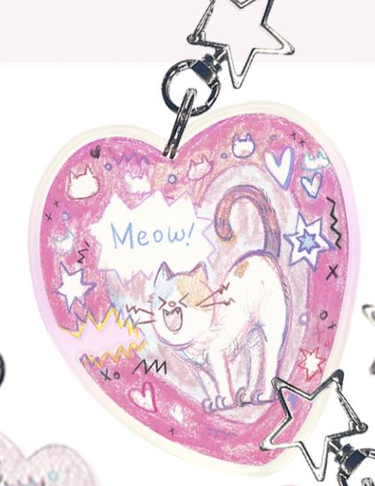 锦江丨马老毛子丨meow钥匙扣 商品图0