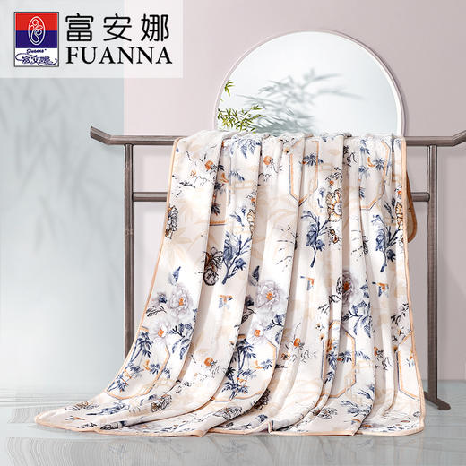 富安娜（FUANNA）单层富安娜（FUANNA）法兰绒毯-云晓星尘150*200cm 商品图5