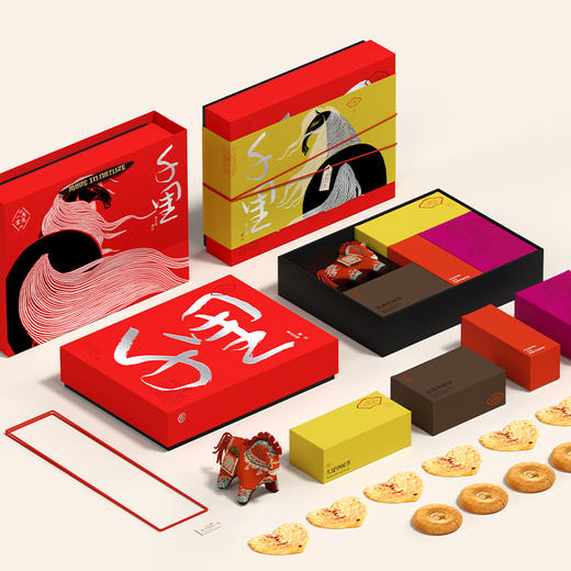 自然造物千里新年糕点礼盒含布偶马走亲戚伴手礼马年企业定制团购 商品图3