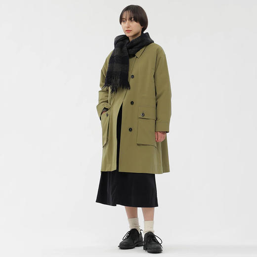 MHL CHUNKY WOOL CHECK SCARF 羊毛格子围巾 商品图1