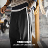 马登工装美式篮球排扣裤直筒运动卫裤休闲黑色条纹长裤子男款秋冬 商品缩略图3