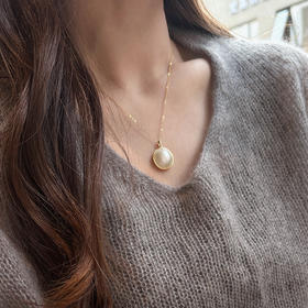 【秒杀】佐奈美（SANAMI）简约海水马贝吊坠