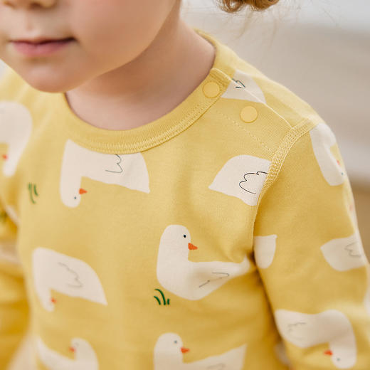 【纯棉】迷你巴拉儿童内衣套装男女童宝宝秋衣秋裤亲肤抑菌透气 商品图4