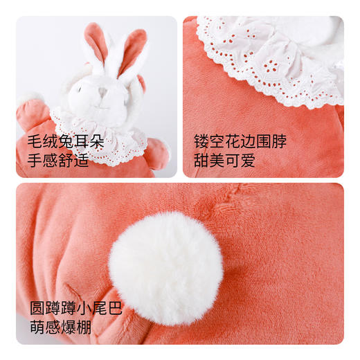 【单拍不发 非活动拍下无效】男女童多彩毛绒兔春季新款安奈儿童装EM618632 商品图2