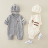 秋季新款a类婴儿针织连体衣宝宝小童儿童衣服男童秋装爬服童装 商品缩略图0