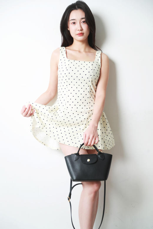 牛皮手工斜挎包，短柄法式背包。金属长肩带优雅单肩包女C121760 商品图10