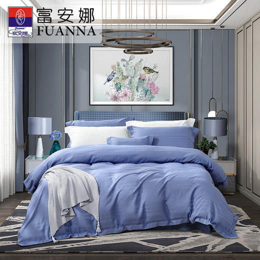 富安娜（FUANNA）素提四件套-博兰格203*229cm 商品图0