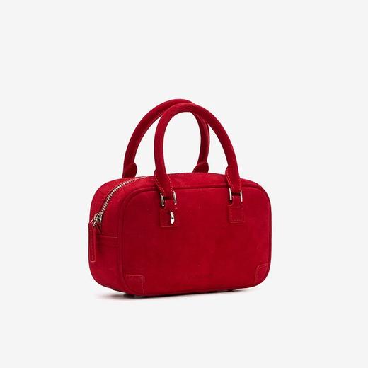 YUMCHIC/有且2025新款彩色小方包磨砂牛皮小众设计波士顿手提斜挎（三天内发货） 商品图9