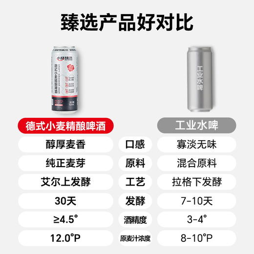 【小杨臻选】德式小麦精酿啤酒奶盖泡沫麦香浓郁 商品图3