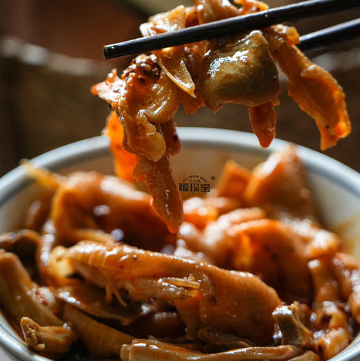 石家庄优选仓库速达，麻酱大杂烩，无骨鸡爪 鸡胗 鸡胸三角骨 鸭板肠，裹满醇香的芝麻花生酱 一口下去超满足！530克/袋 商品图5