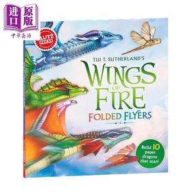 预售 【中商原版】火翼飞龙折纸书 英文原版 Wings of Fire Folded Flyers KLUTZ 国际流行小说 手工书