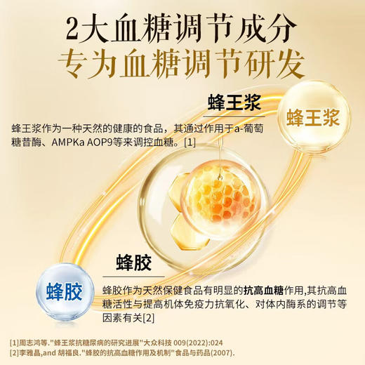 中国农科院辅助降血糖蜂胶蜂王浆葛根软胶囊-100粒/瓶 商品图4