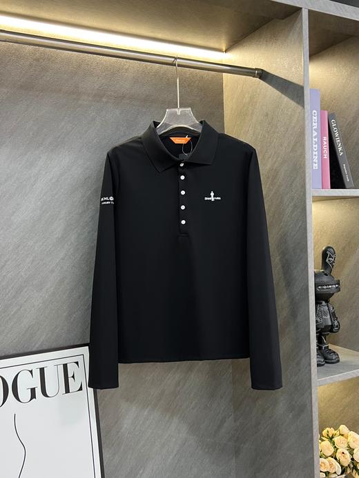 点此购买 比音勒芬秋冬季女士加绒五粒扣高尔夫Polo衫 ss 338078 商品图2