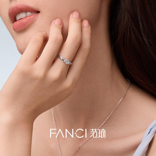 Fanci范琦 山海之恋系列极地之心戒指轻奢小众送女朋友生日礼物 商品图4