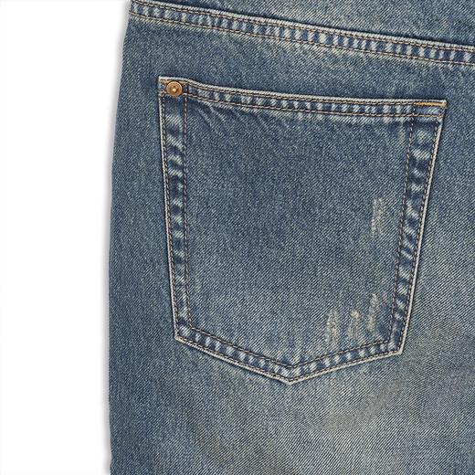 【KARL LAGERFELD】LOGO贴布绣阔腿休闲牛仔长裤 商品图4