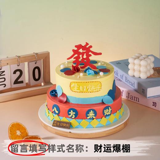【甄选动物奶油】8+6英寸网红生日蛋糕，5选1 商品图4