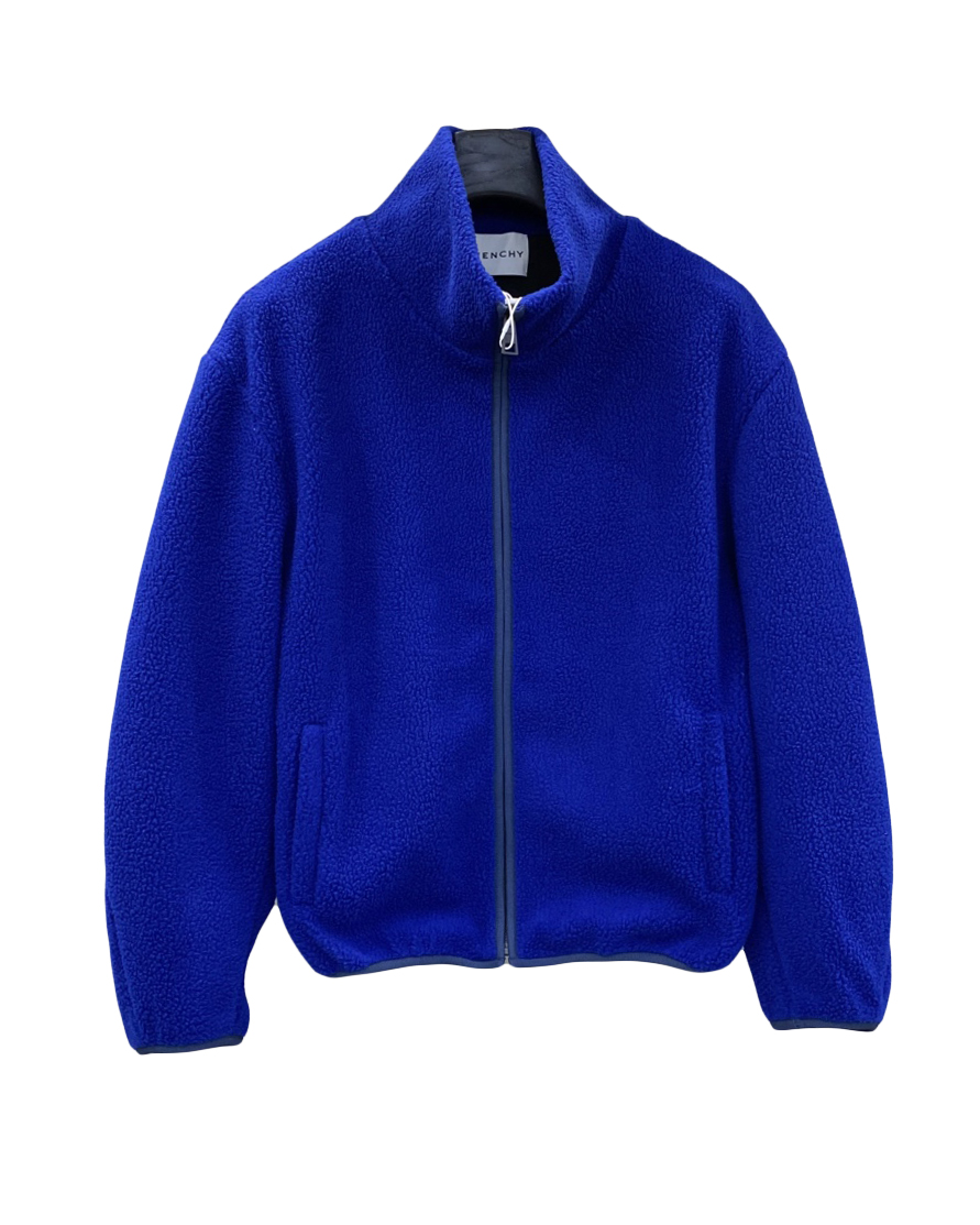 中性款布刺绣摇粒绒外套la