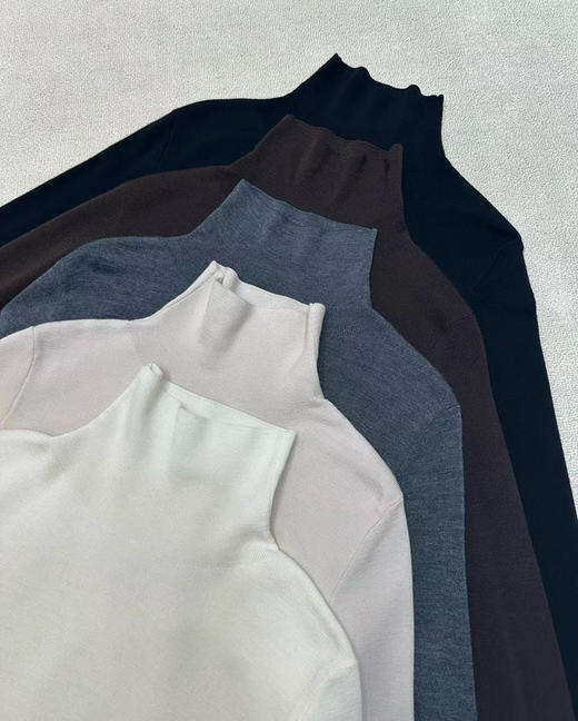 半中高领打底羊毛衫 商品图12