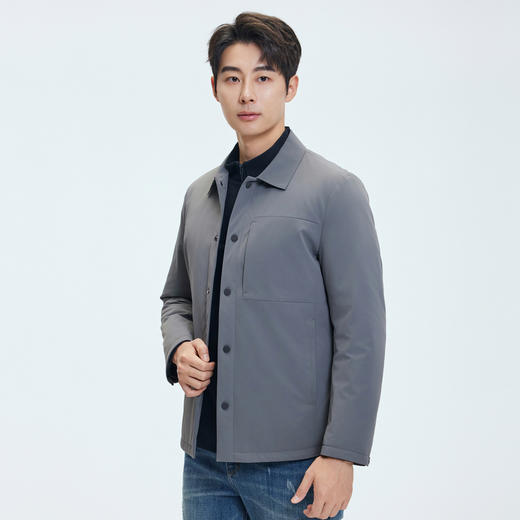 【门店同款&鸭绒】圣得西2025年冬季男士蓬松保暖翻领羽绒服
 商品图2