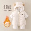 婴儿秋冬季衣服加棉加厚连体衣男女宝宝法兰绒保暖外出爬服棉服 商品缩略图0