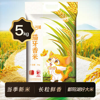 鄱阳湖猫牙长粒香大米20斤鲜米丝苗米装南方大米 江西贡米产区 /粮油调味 /米 /丝苗米 商品图3