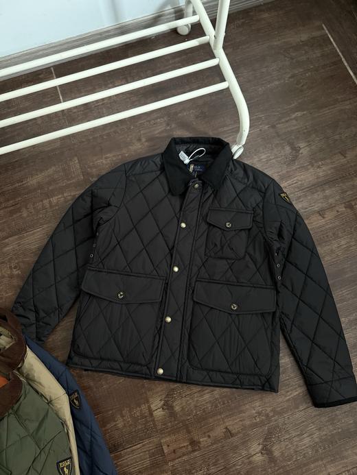 拉夫劳伦男装 经典款防沾水绗缝夹克菱形格棉衣 商品图7