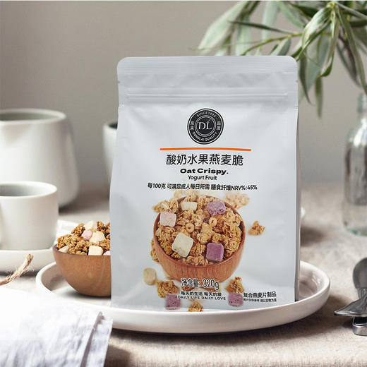 胖东来 坚果/酸奶/草莓水果 燕麦脆 320g/袋 商品图8