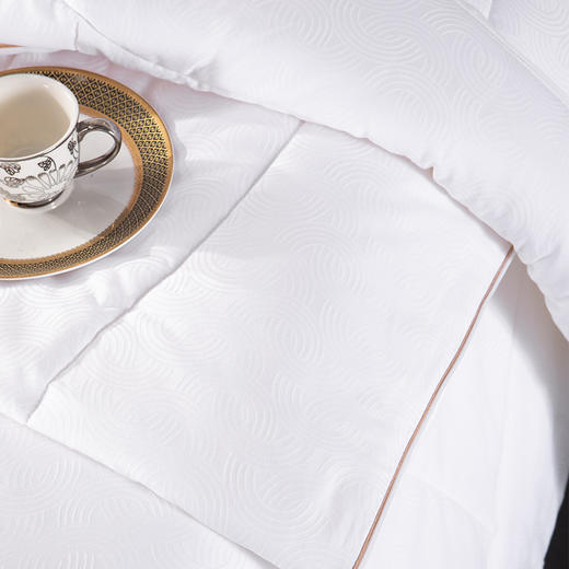 多喜爱 臻品绵羊毛生物绒亲肤加厚冬被/子母被 cs【超细羊毛】【60S全棉提花】【柔软贴身】【温暖舒适】分区保暖 精致烫钻 多种厚度 皮质手提包 商品图5