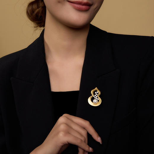 Manreya 玛芮雅 新款葫芦珍珠 耳饰&项链&胸针 系列 商品图11